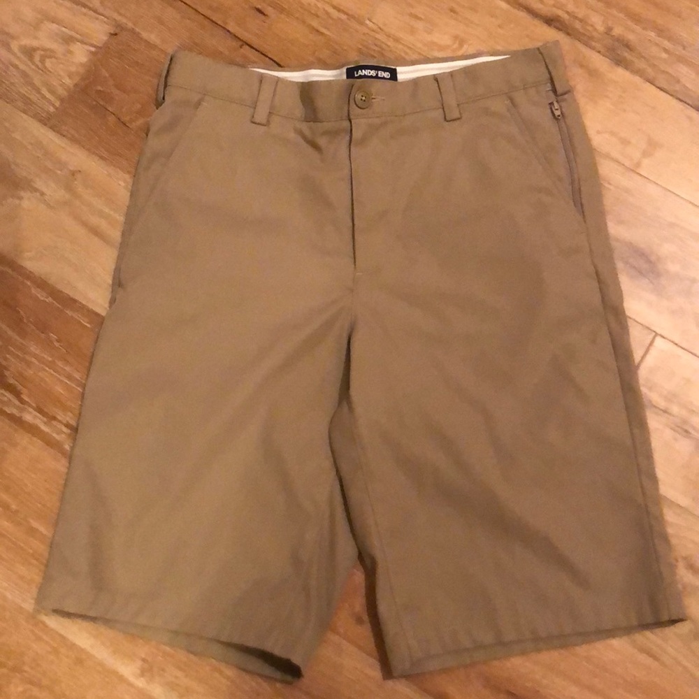 COPY - Men’s Wrinkle Resistant Lands’ End Khaki S…